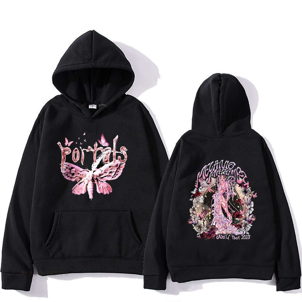 Melanie Martinez Portals Tour Hoodies Women Double Sided Printing Sweatshirts Popular Graphic Tops Casual Loose Soft Pullovers