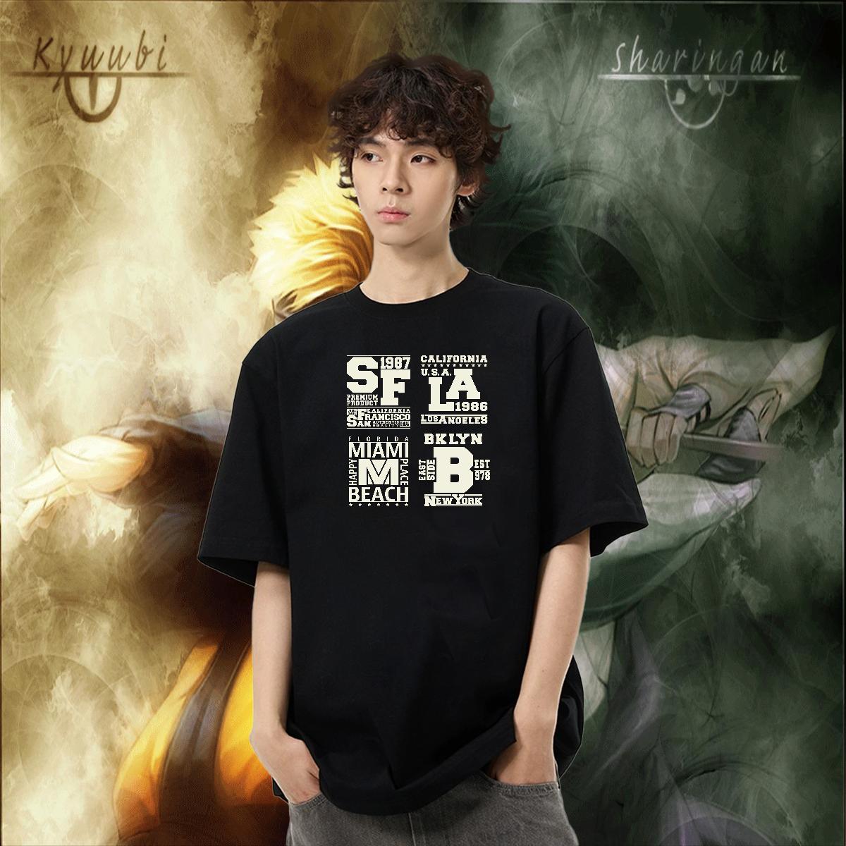 Free Shipping Tshirt for Man Woman Casual 230g Cotton DIY Logo Oversized Breathable Short Sleeve letter Men T Shirts Fashion Designer Tops