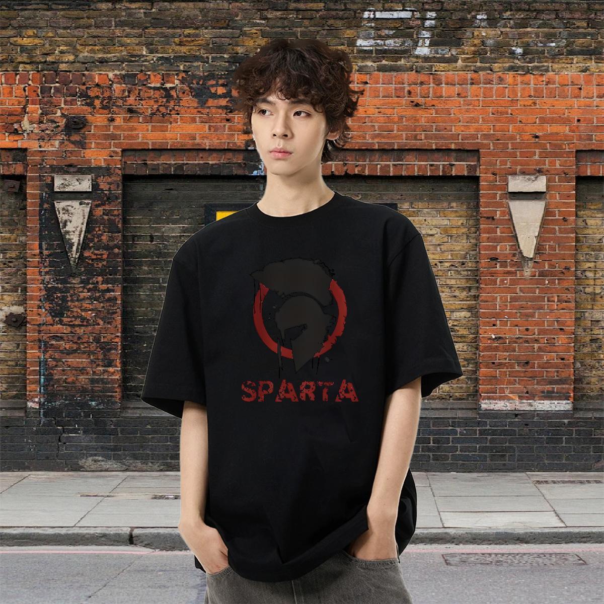 Unisex Men Clothes T-Shirt Casual 230g 100% Cotton Custom Printing Short Sleeve O-Neck letter T-Shirts for Men 2024 New Polos