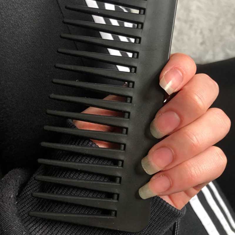 1/2 piece heat-resistant womens wet hook curly hair brush professional salon dye styling tool brush wide fangs W240813