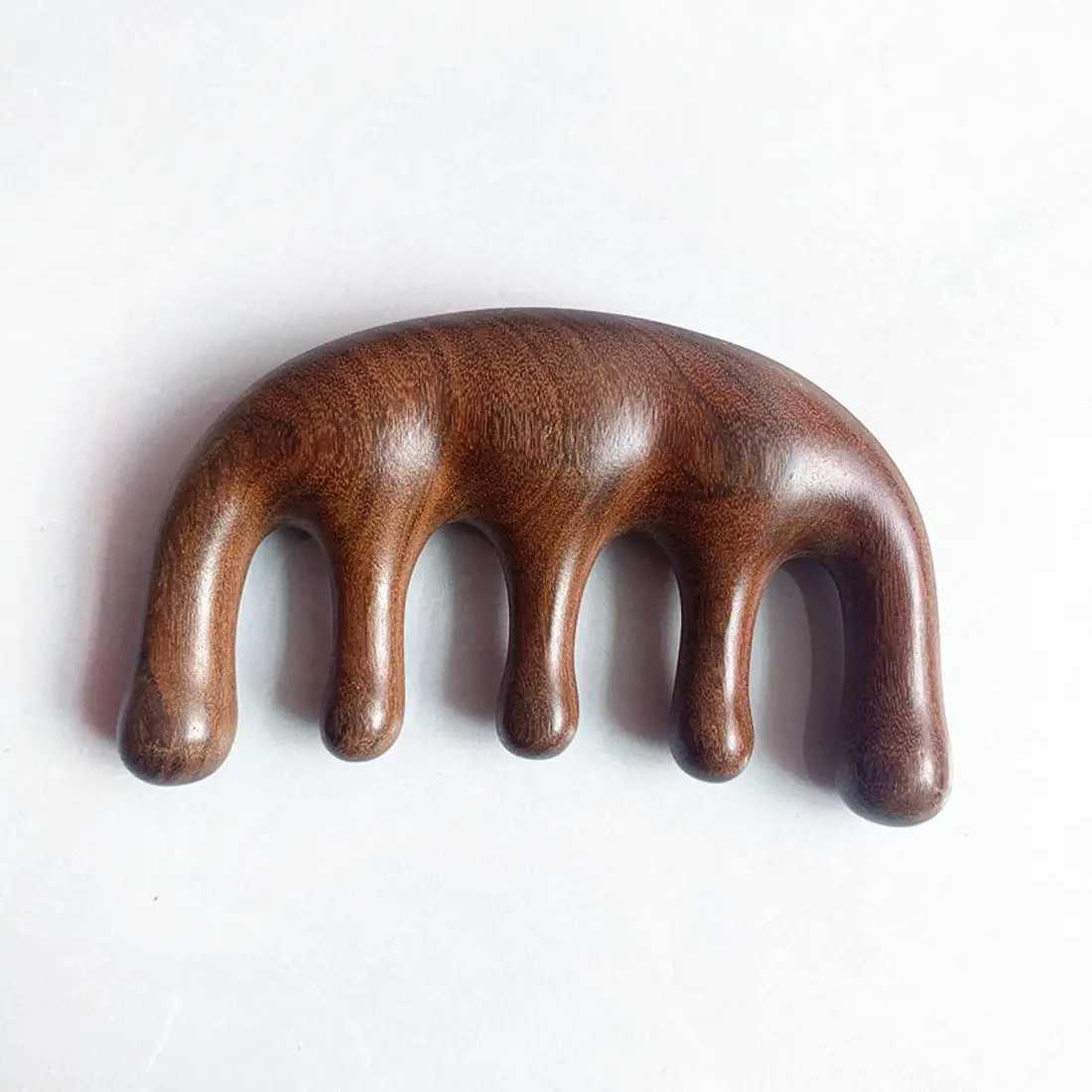 Gift Stimulus Reflexology Meridian Shaving Care Tools Wooden Massage Comb Wide Teeth Hair Comb Wooden Comb Scalp Massage W240813