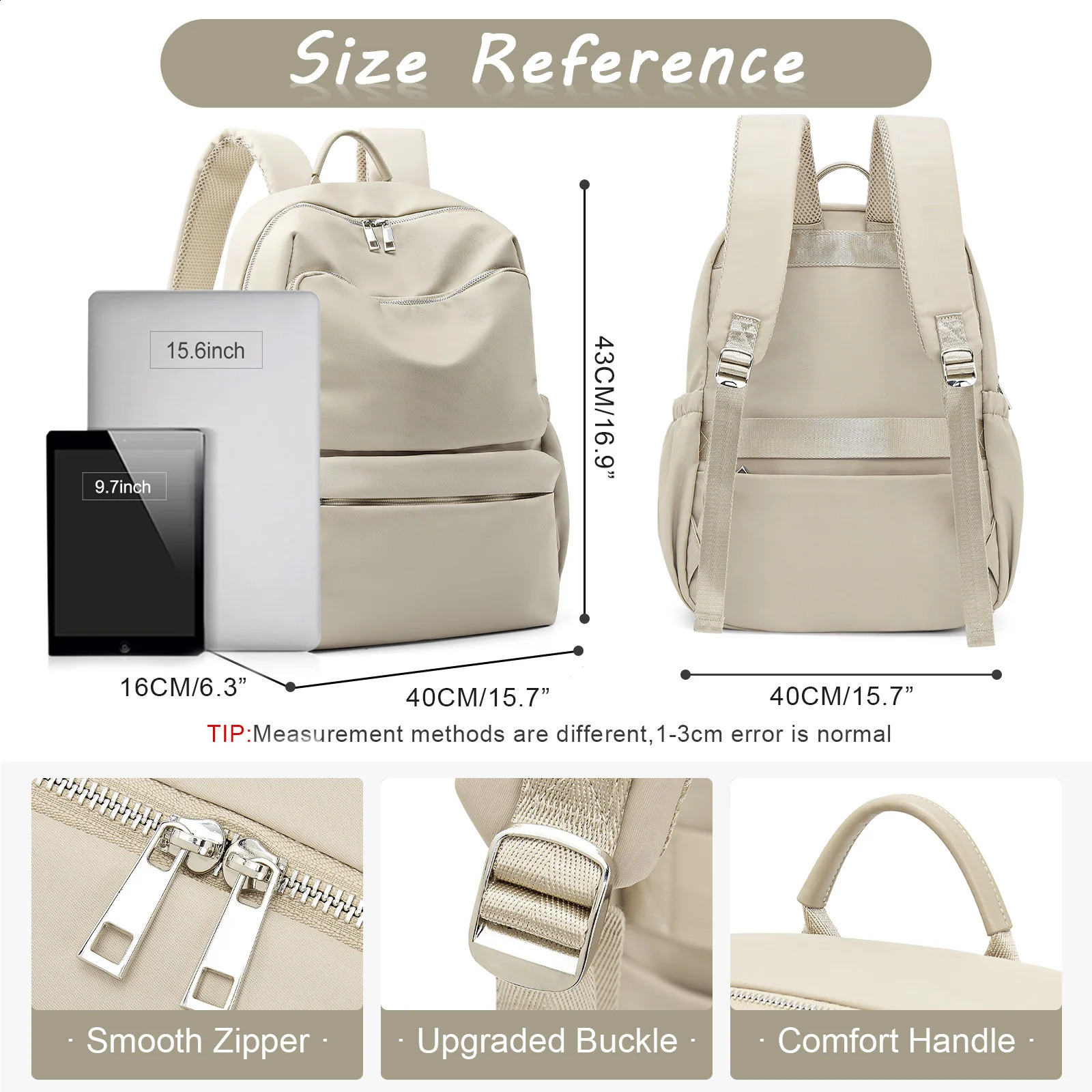 womens backpack short distance travel airline backpack official notebook School Backpack Small Men Nylon Travel Backpack 240813