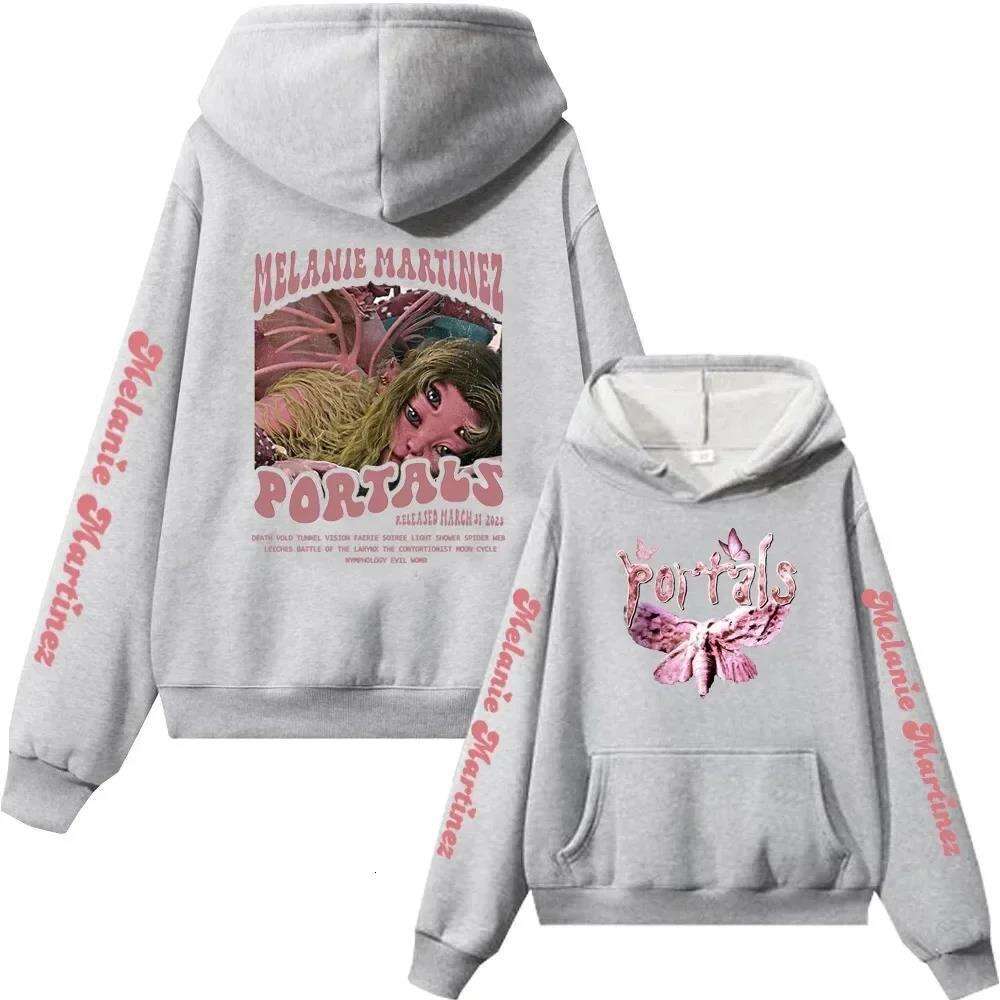 2024 Hot Men Women Fashion Melanie Martinez Portals Hoodies Pullovers Unisex Hip Hop Streetwear Long Sleeves Fleece Sweatshirts