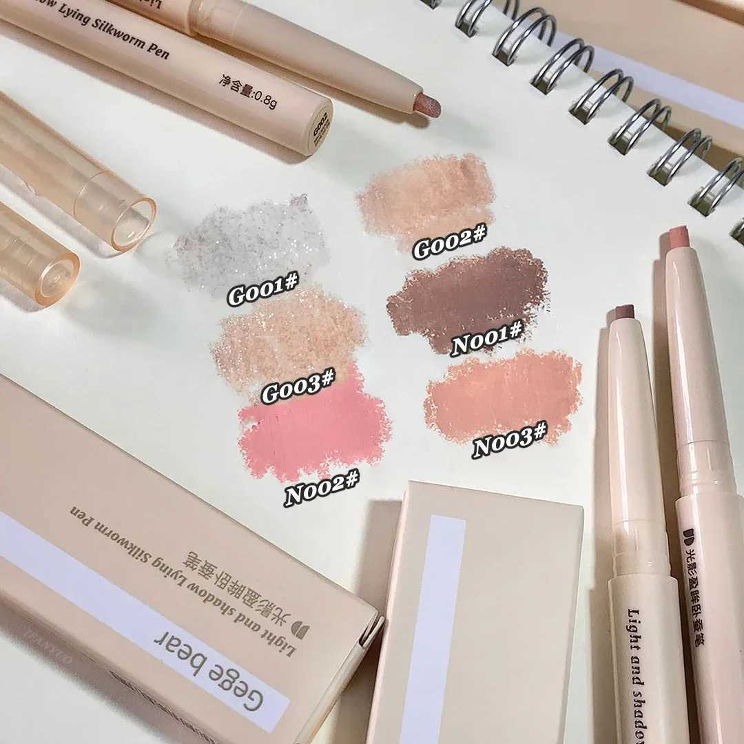 Glitter Eyeshadow Lying Silkworm Pen Brightening Adorned Pearl High-gloss Eyeliner Long-lasting Waterproof Eyes Makeup Cosmetics Y240813