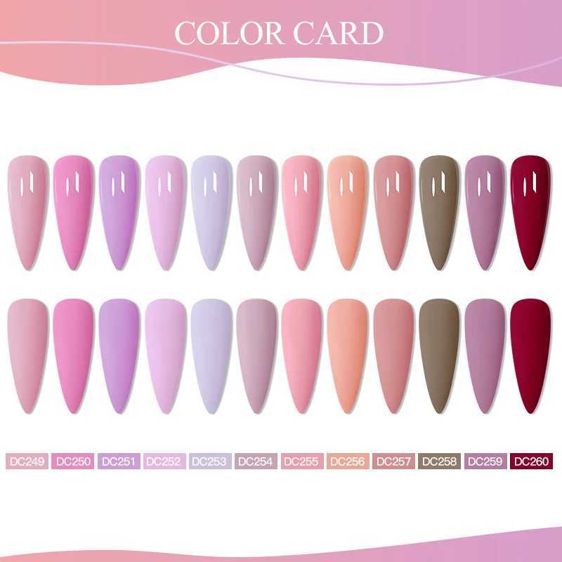 Mtssii 7ml Nude Rubber Base Gel Nail Polish Purple Pink White Color Glitter Semi Permanent Soak Off UV LED Nails Gel VarnishM240814