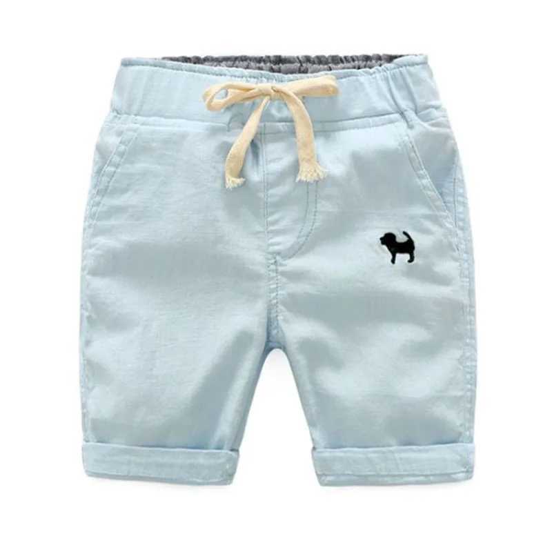 Factory sales of casual shorts for boys and girls in 2022 summer five oclock pants childrens clothing wholesale of childrens clothing embroidered dogs