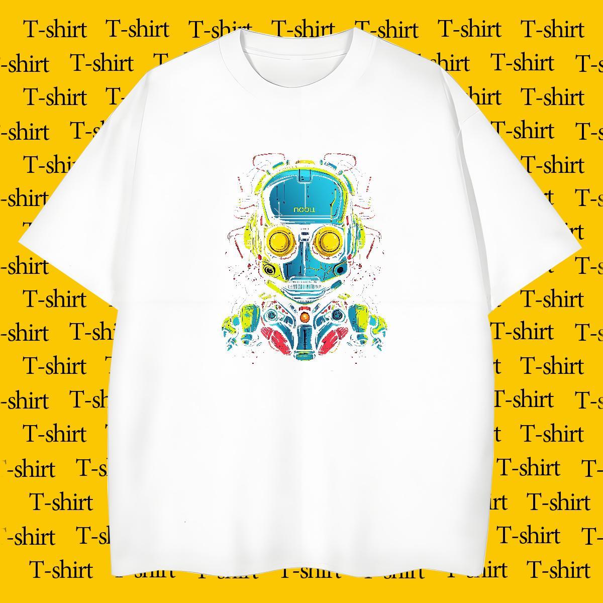 Brand Tshirts Street Wear 230g Pure Cotton White Plus Size Breathable ET T Shirt For Man New Arrival Tops