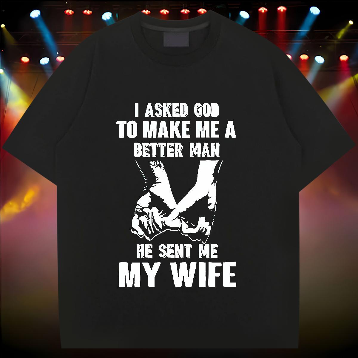 T Shirt For Man 230g Cotton hands Casual Breathable Short Sleeve Anime Print Couples T Shirts DIY Customized Comfortable Tops Tees