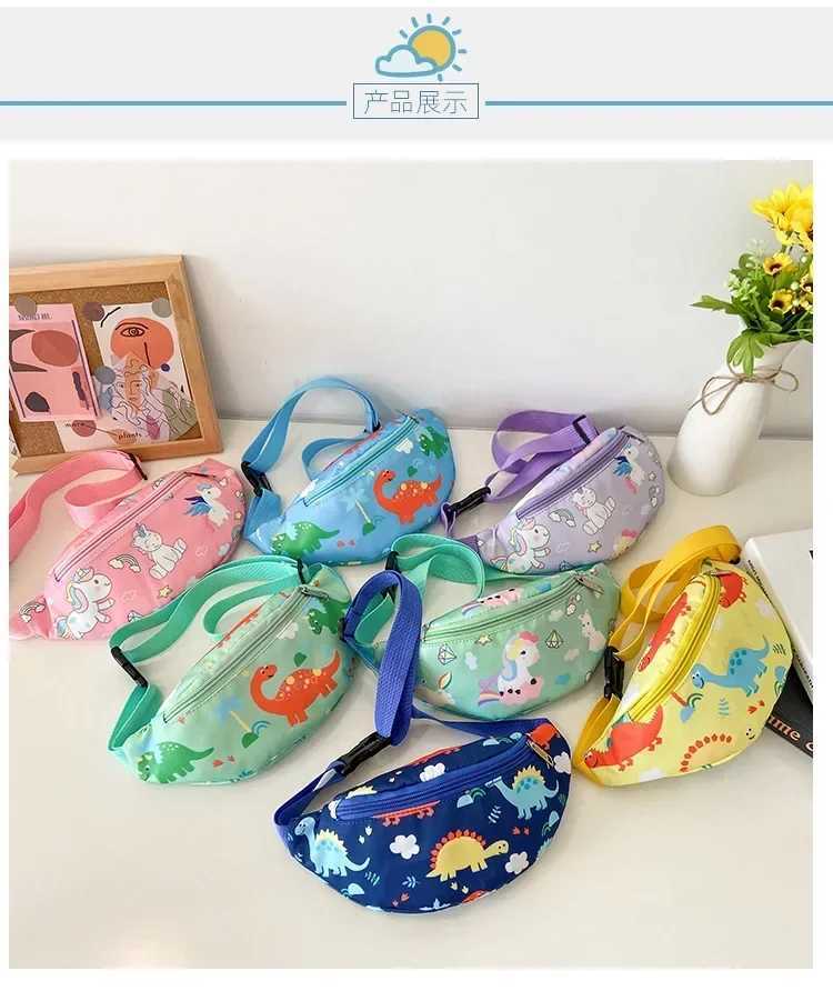 Waist bag childrens mens Fanny bag travel ten font fashionable childrens shoulder strap Bum bag girls and boys sports chest bag W240813