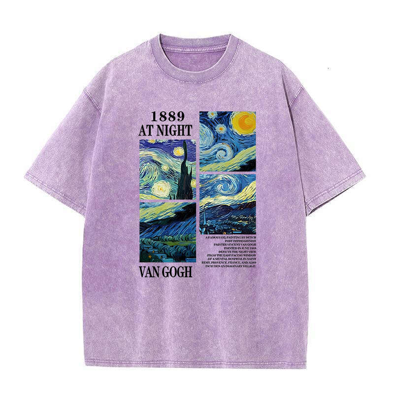 Painting Art Printed T-shirts for Men Women Vintage Popular T Shirts Haruku Aesthetics Trendy Tees Spring Summer Cotton Tshirt rendy ees shirt