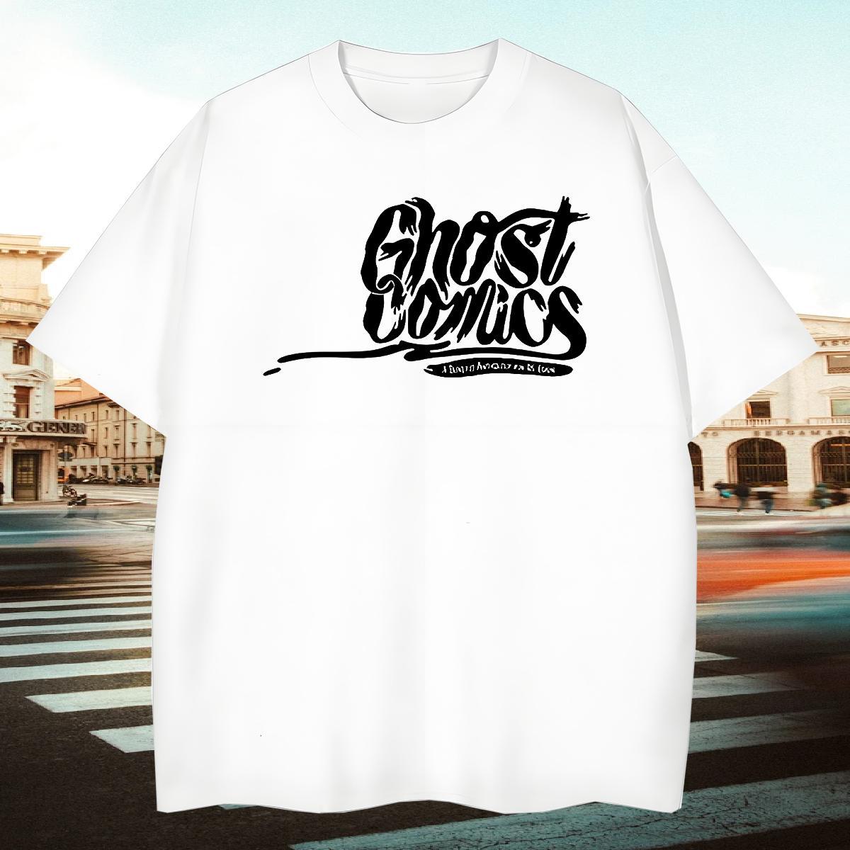 Cool Design Man T Shirts halloween Crew Neck Sport Cartoon Printing L-4XL 230g 100% Cotton Men Tees Designer Fashion Tees Shirts