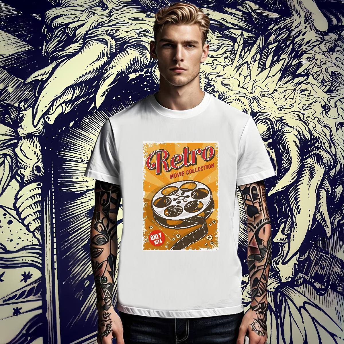 Free Shipping Men Tees Home Outdoor 230g Cotton Graphic Breathable Crew Neck tool T Shirts Men Fashion New Tops Shirt