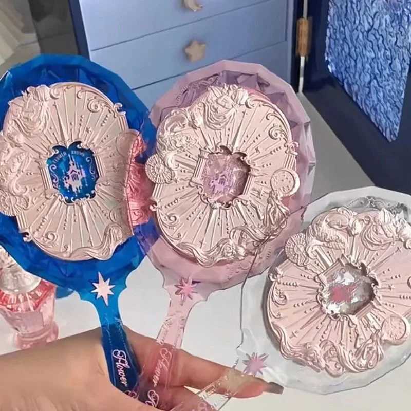 Mirror Moonlight Mermaid Series Handheld Limited Edition Mirror White Blue Pink and Chocolate Fairy Designs W240813