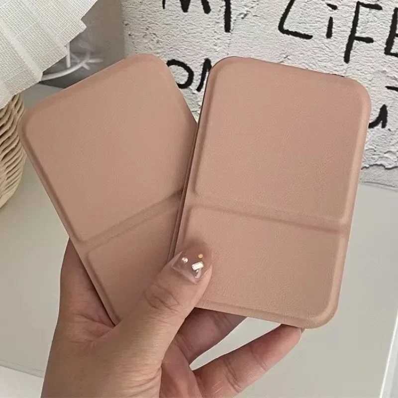 Handheld desktop stand mirror high-definition folding makeup mirror lightweight and easy to carry makeup mirror makeup tools W240813