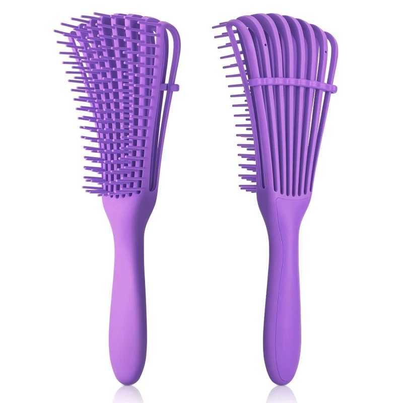 Octopus Comb Multi functional Smooth Hair Ribs Fluffy Scalp Massage Comb Suitable for Curling Hair Brush W240813
