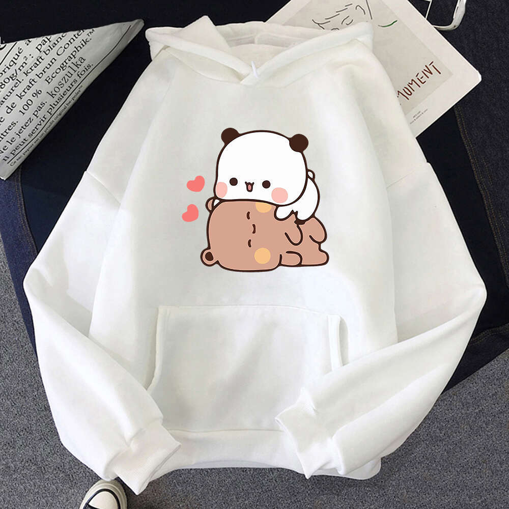 Kawaii Bubu and Dudu Hoodie Women Haruku Funny Graphic Hoodies Autumn Anime Cartoon Casual Hooded Plus Size Sweatshirts s