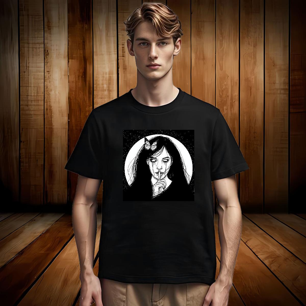 T-Shirts 100% Cotton 230g nun Home Outdoor Breathable Short Sleeve DIY Men Tees DIY Customized Popular Tops