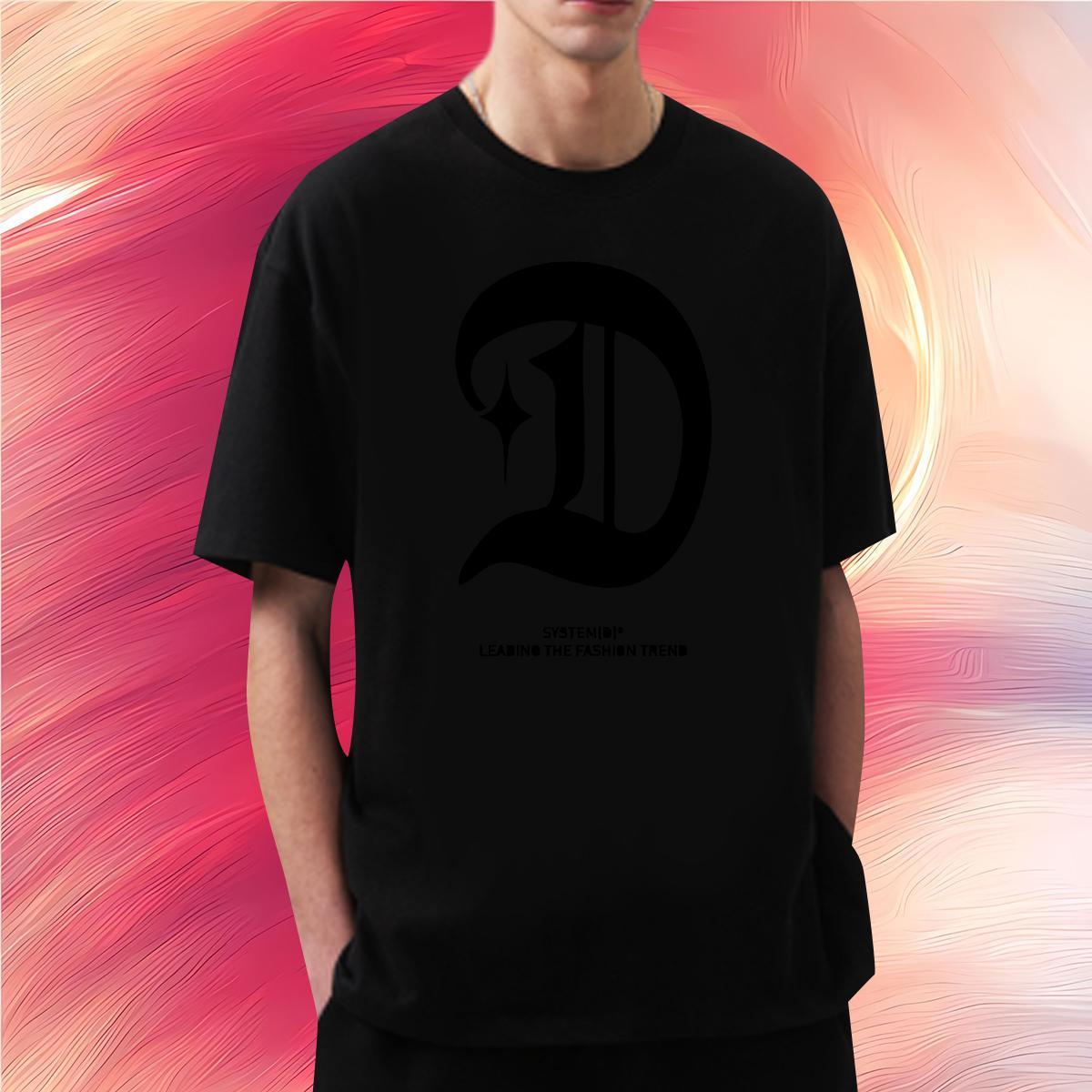 Classic letter T-Shirts Beach Couples T Shirts 100% Cotton 230g New Short Sleeve O-Neck Plus Size Custom Wear