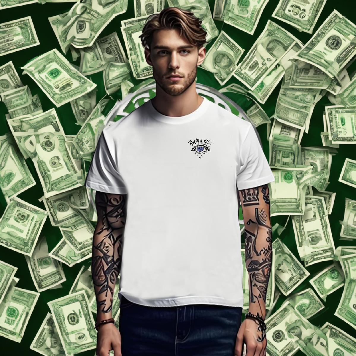 T-Shirts for Men 100% Cotton 230g painting Beach Short Sleeve Soft Custom Printing Tshirt for Man Woman Factory Direct Popular Tees Shirts