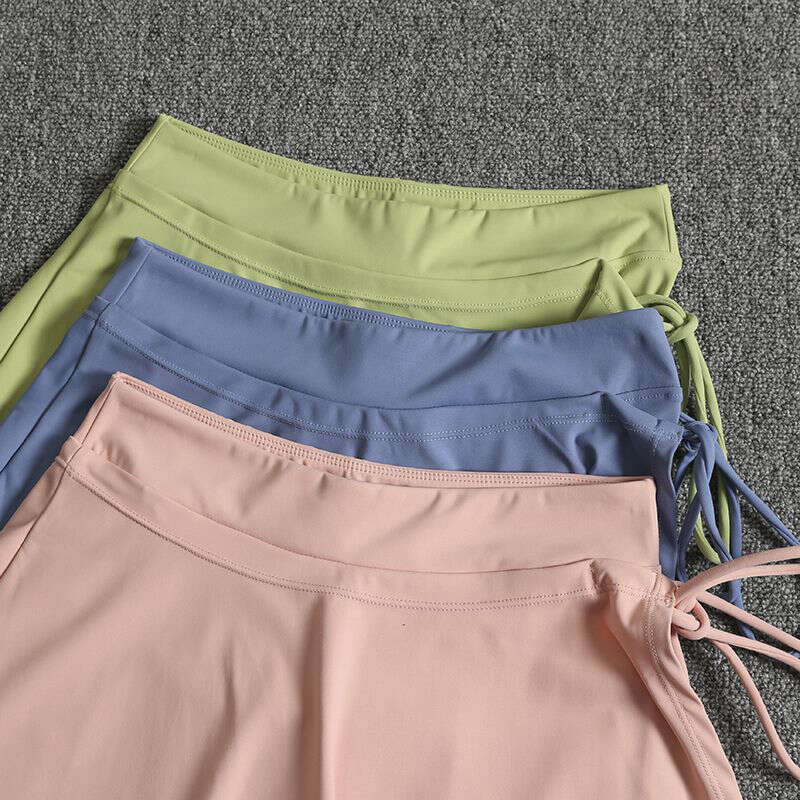 Rimocy Women Sports Tennis Fiess Short 2024 Summer Quick Drying Lace Up Yoga Woman Mini Golf Sporting Skirts