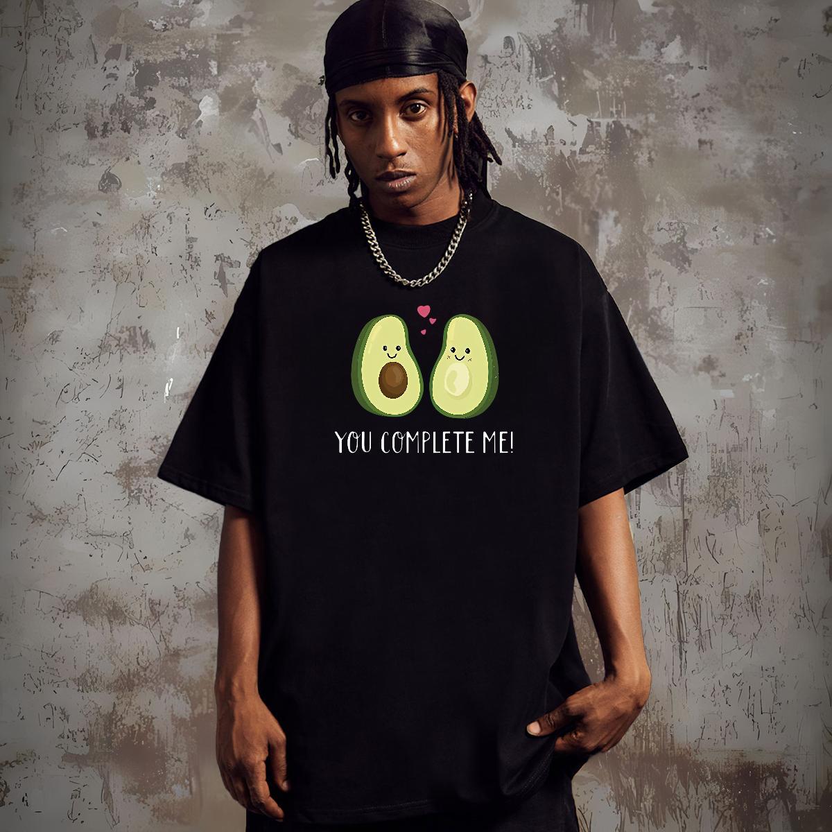 Classic T Shirts Men fruit Short Sleeve O-Neck Daily Outfit Anime Print 100% Cotton 230g Mens Tshirts Classic Casual Polos