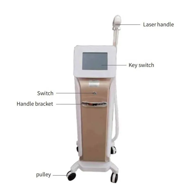 2 in 1 808nm Diode Laser Hair Removal Picosecond Machine Pico Laser Tattoo Removal Machine