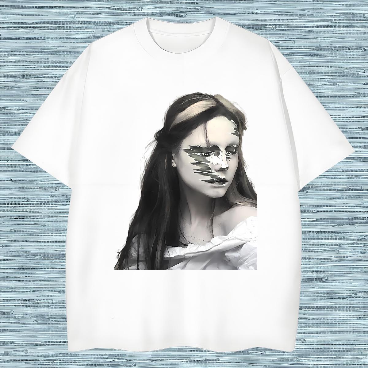 T Shirts Men 230g Cotton women Casual Breathable Soft Custom Cartoon Men Tshirts 2024 Designer Popular Polos