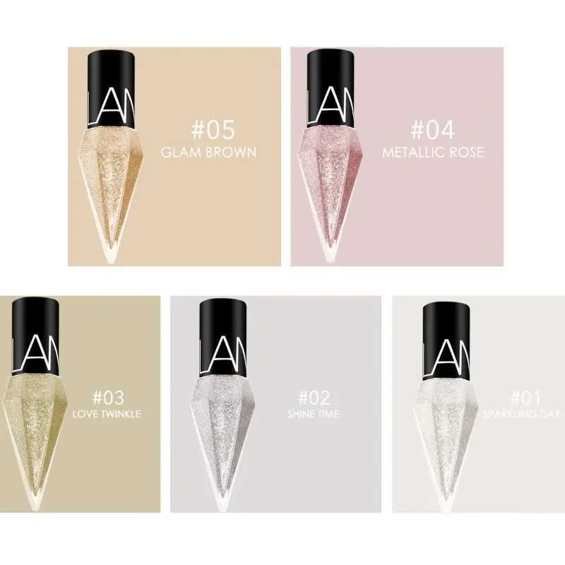 Dia Shiny Liners Eyeshadow Waterproof Sier Rose Gold Color Glitter Sequins Eyeliner Eye Shadow Makeup Beauty Cosmetics X251027