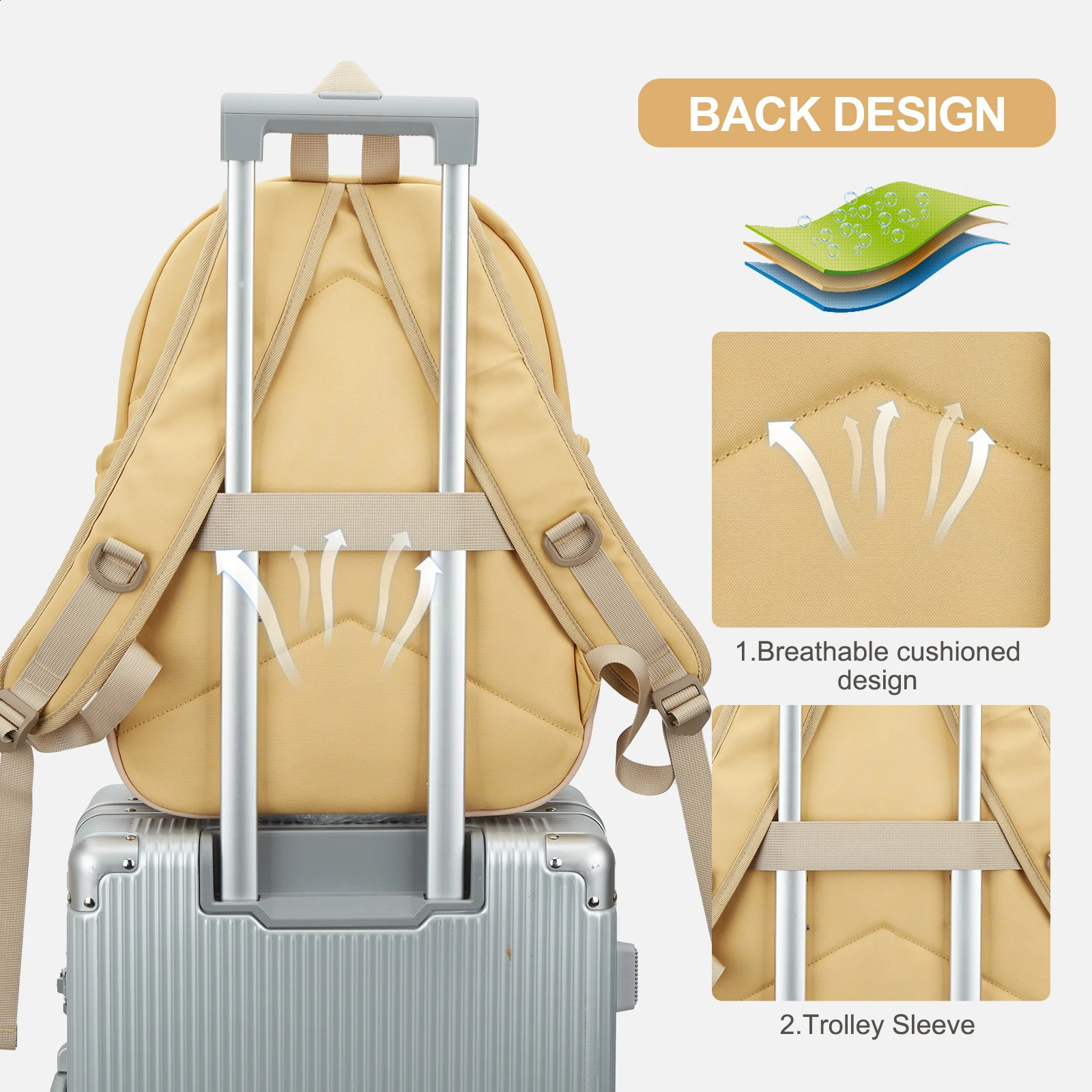 Fashion Big Student School Backpack School Bag High Capacity Women Laptop Backpack Female Cute Leisure Travel Mochila 240813