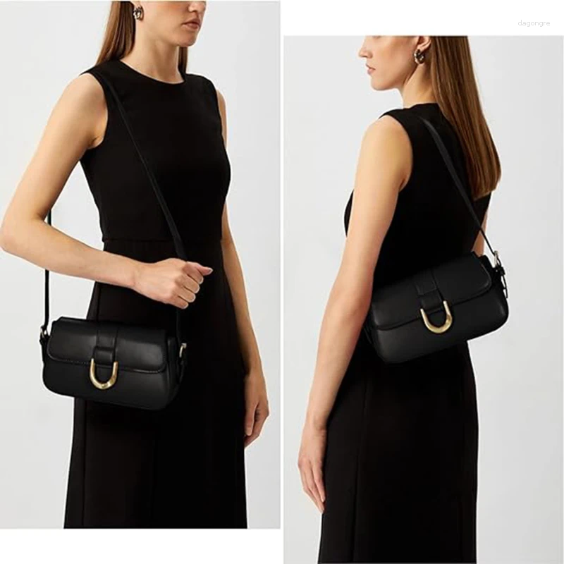 2025 NEW Totes Women Premium Sense Shoulder Bag Korean Retro Bury Horseshoe Buckle Tote Underarm Crossbody Bags zhanyishengli