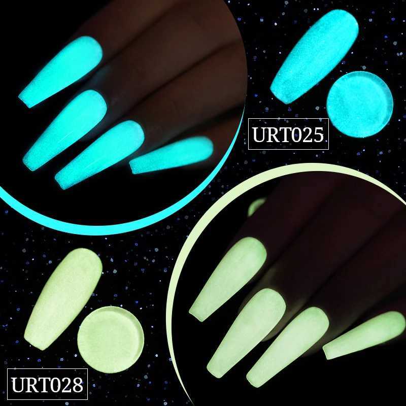 UR SUGAR 7.5ml Lumious Thermal Gel Nail Polish Glow In Dark Temperatural Changing Gel Soak Off UV LED Nail Art Gel VarnishM240814