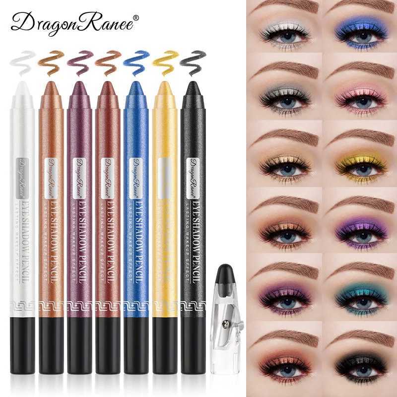 12 Color Shimmer Eyeliner Stick and Glitter Eyeshadow Pen Set with Sharpener - Womens Festival Gift Y240813