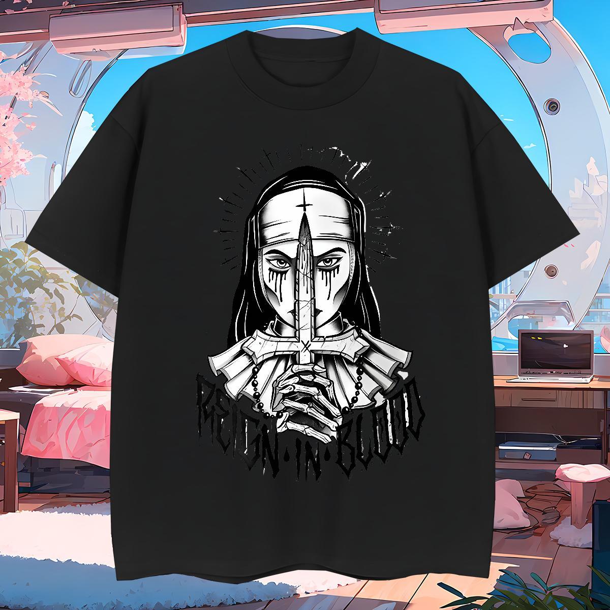 T Shirt For Man 230g Cotton cross Street Wear Round Neck Short Sleeve Custom Print Plus Size Men Clothes T-Shirt New Arrival High Quality Tops