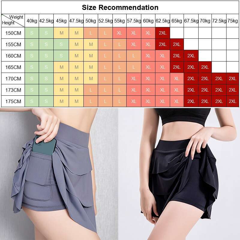 Hide Cloud SEXY Golf Tennis Skirts for Ladies Dancing Pocket Skorts Women S-XXL Fiess Shorts High Waist Workout Running Skirt