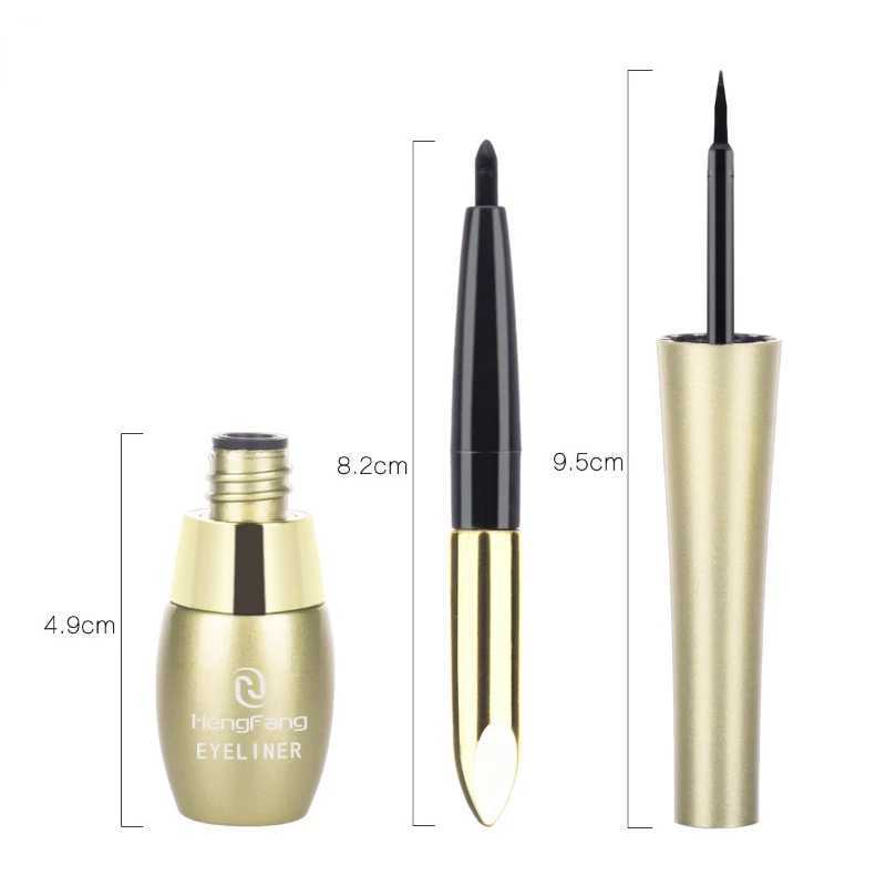 Black Quick-drying Eyeliner 2 in 1 Waterproof Eyeliner Eyebrow pencil Long Lasting Smooth Pencil Not Blooming EyeMakeup Cosmetic Y240813