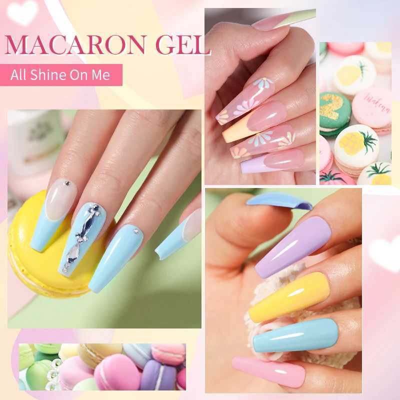 BORN PRETTY Macaron Color Gel Nail Polish 10ml Semi Permanent Varnish Soak Off UV Spring Hybrid Base Top Coat Nail Art HardM240814