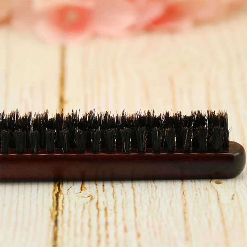 Home>Products>Wooden handle bristle comb>Salon hair brush>Natural bristle comb W240813