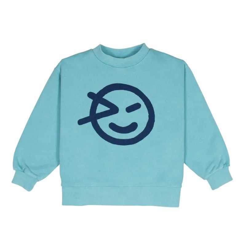 Childrens sweater 2024 autumn new fashion casual boys and girls round neck long-sleeved cute printing small baby pullover topsY240814