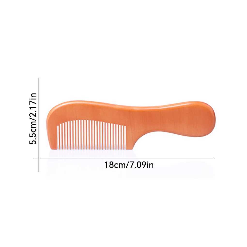 Wooden comb natural health care anti-static brush massager attractive styling tool used for home salon hairdressing W240813