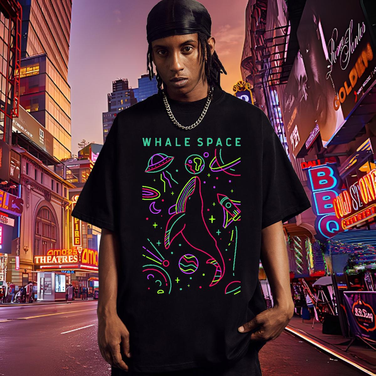 Comfortable Mens T Shirts Round Neck Short Sleeve Casual Black White 230g Cotton Men Clothes T-Shirt Brand Tees