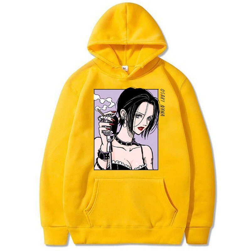 Anime Japan NANA Plus Size Hoodie Oosaki Nana Hooded Women Sweatshirts Haruku Long Sleeve Female Pullover Casual Clothes Tops