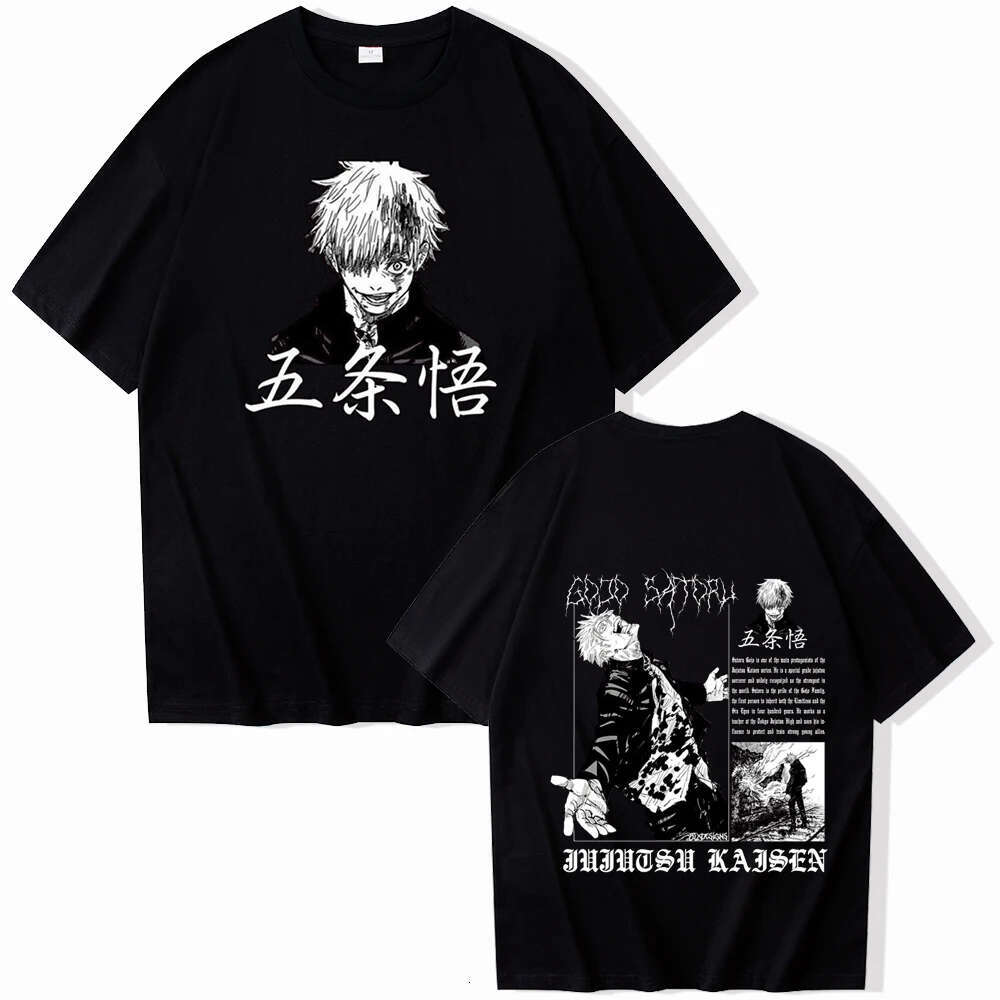 Jujutsu Anime Kaisen T Shirt Satoru Gojo Graphic Printed T-shirt Haruku Hot Manga Men Women Plus Size Prevalent Tshirts -shirt shirts
