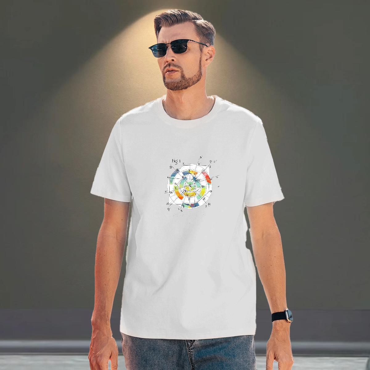 TOP Quality Couples T Shirts Beach 230g 100% Cotton Asian Size Breathable math Men T Shirts Fashion New Tops Shirt