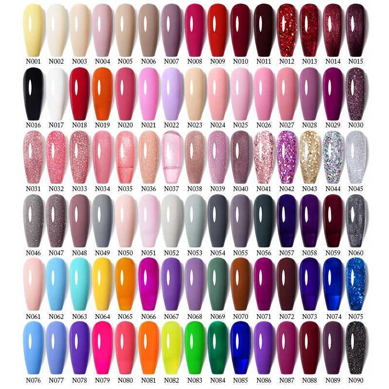 UR SUGAR 7.5ML Red Glitter Sequin Gel Nail Polish Semi Permanent Varnish Nail Gel Polish Soak Off UV LED Gel Manicure Top CoatM240814