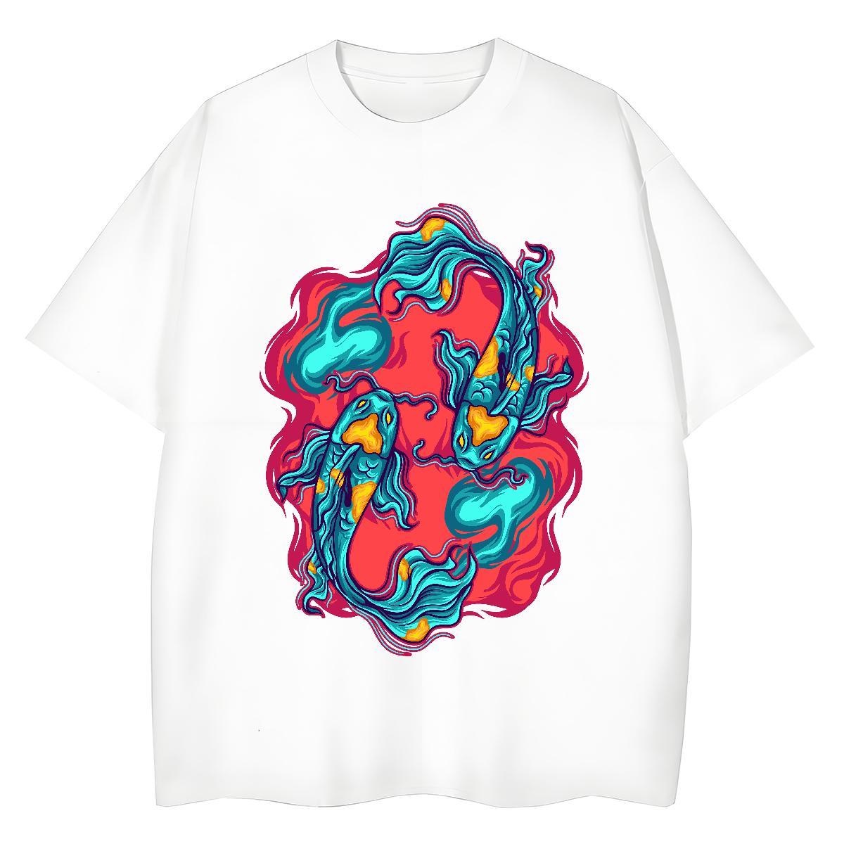 Cool Design T-Shirts O Neck Short Sleeves Street wear Hip Hop DIY Printed 230g Cotton Men Tees Factory Direct Tshirts