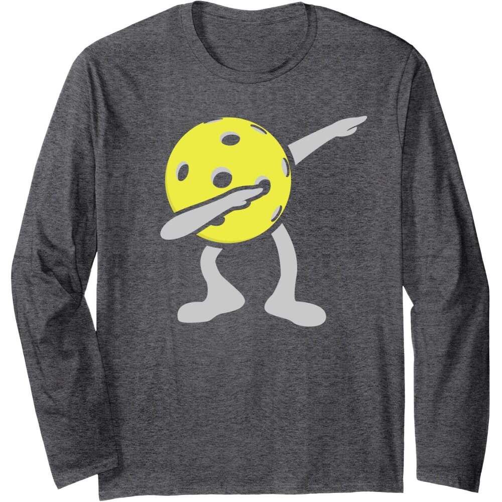 Long Sleeve Shirts for Men sweatshirt Funny Dink Shot Dabbing Pickleball Player Gift Long Sleeve Tee Streetwear Casual tops clothes