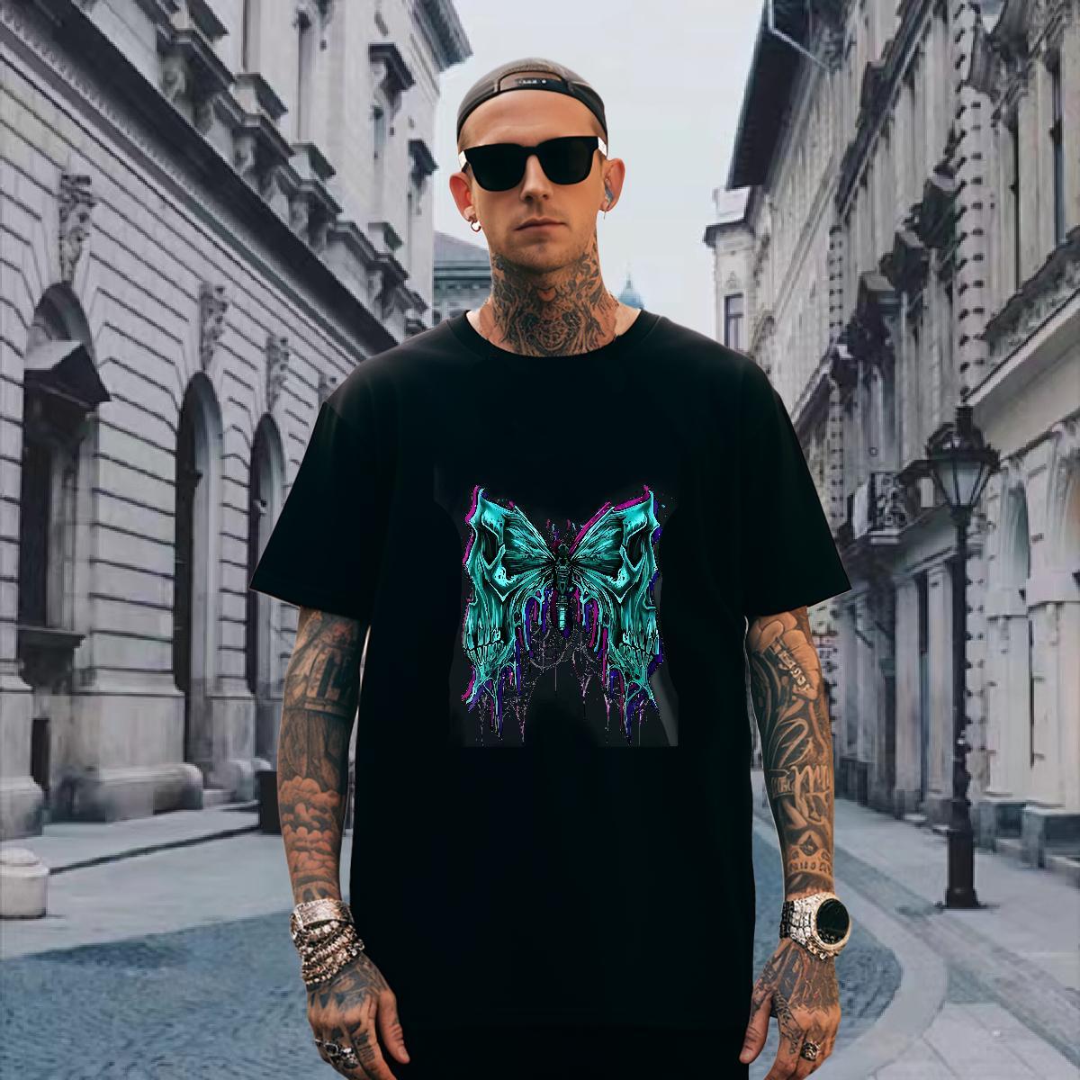 Designer T shirt halloween Breathable Crew Neck Spring Summer Custom Printed 230g Pure Cotton Tshirt for Man Woman DIY Customized Tshirts