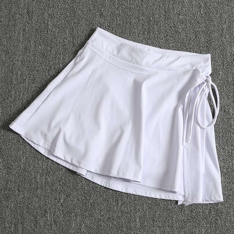 Rimocy Women Sports Tennis Fiess Short 2024 Summer Quick Drying Lace Up Yoga Woman Mini Golf Sporting Skirts