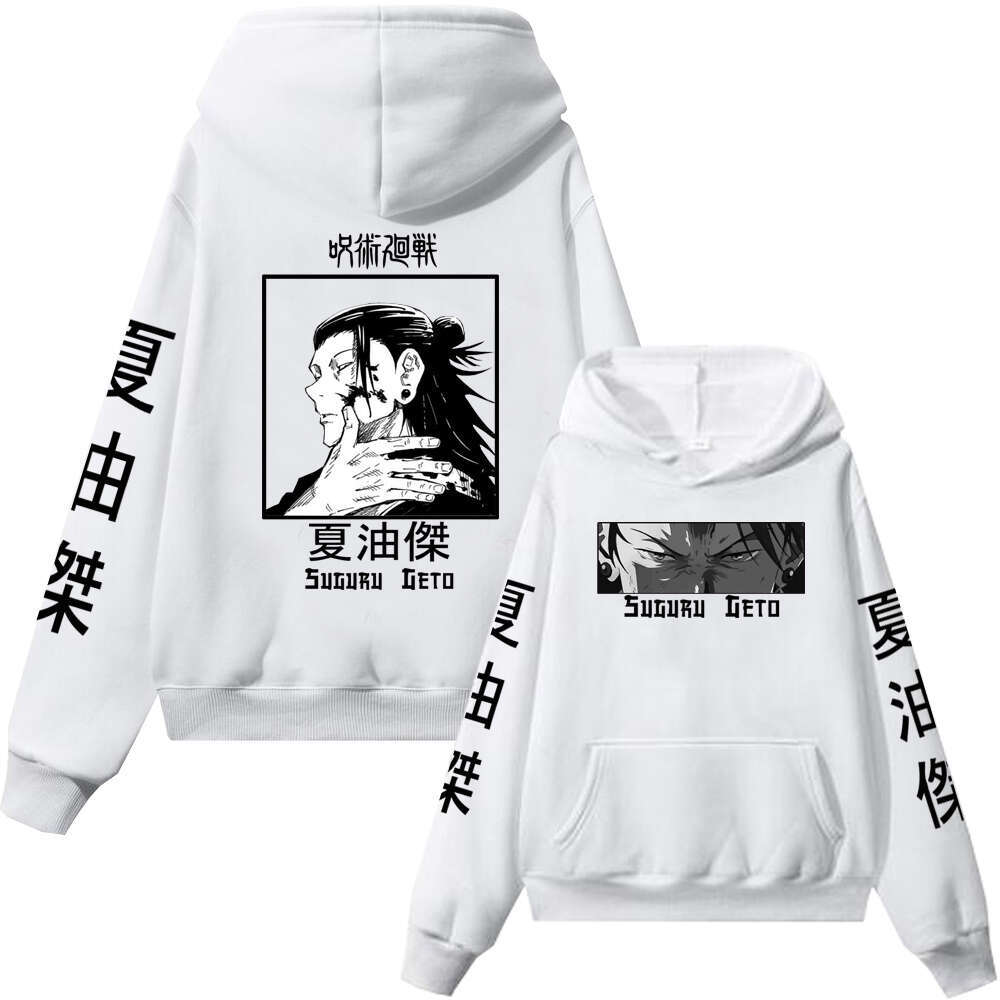 Hot 2023 Jujutsu Kaisen Suguru Geto Man Woman Anime Sweatshirts Autumn Winter Fleece Streetwear Plus Size Hoodie