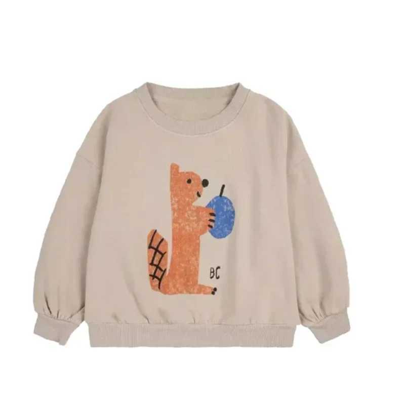 Children Sweatshirts New 2024 BC Autumn Winter Kids Boys Girls Sweaters Long Sleeve Cartoon Print Cotton Cute Outwear ClothesY240814